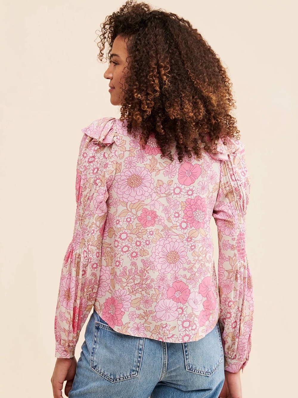 Selkie Wallflower tuxedo blouse